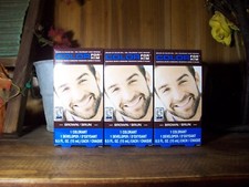 FOR HIM MENS BROWN BEARD DYE 3 BOXES BRUSH IN 5 MINUTE APPLICATION COLORING NEW