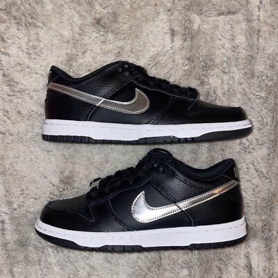 Nike Dunk Low EMB 75th Anniversary Spurs Size 4y DC9560-001
