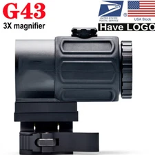 G43 Magnifier Sight 3X with Switch to Side Qick Detach QD Mount Hunting