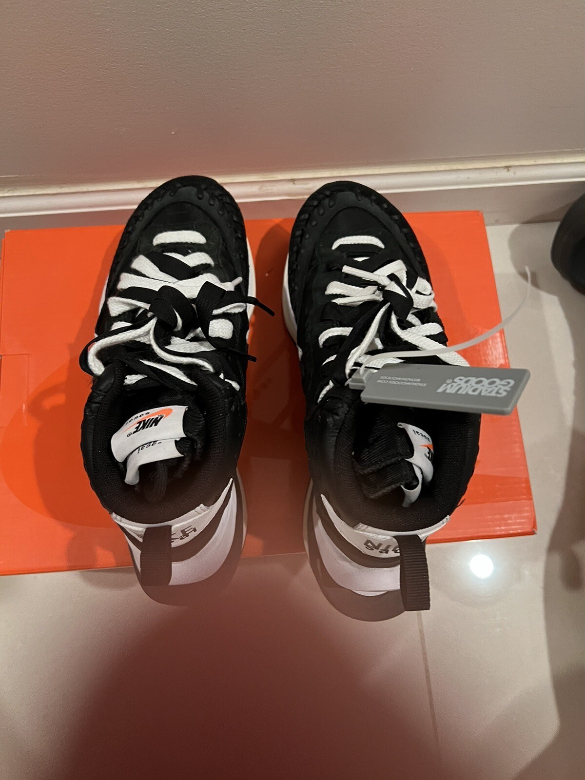 SACAI X NIKE Nike VaporWaffle x Sacai x Jean Paul Gaultier nere taglia 5 spedizione in giornata