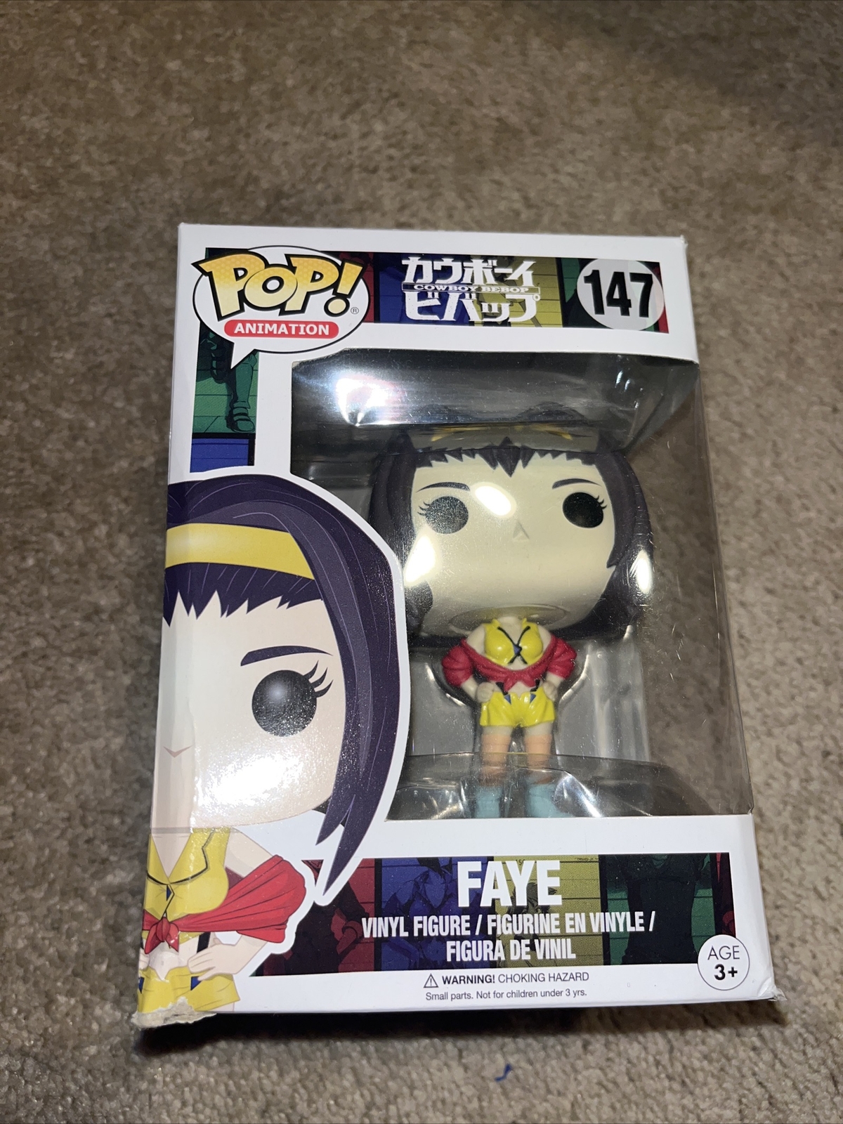Figura Funko Naruto Shippen Vaquero Beebop - Caja Faye Dañada Funko Nunca Tocada