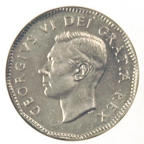 NGC RARE 3 CANADA MINT ERRORS WITH 2 DIE CRACKS 1 DIE CUD MS63 1948 CANADA ERRO  - Image 2 of 4