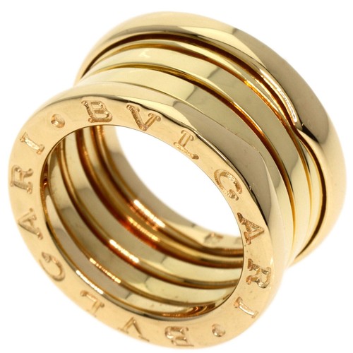 BVLGARI Ring B.zero1 3 Band #47 K18 Yellow Gold - Picture 7 of 9