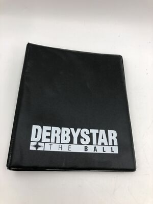 Derbystar Spielerpassmappe Schwarz, 14,5x16,5 cm, Ringbuch mit Hüllen
