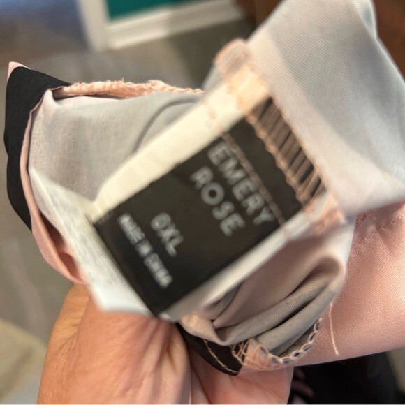 Emery Rose tropical print, pink, wide leg, belted beachy pants size OXL, long eBay