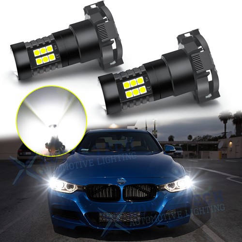 White PY24W 5200 LED Front Turn Signal Light For BMW 335i 328i 528i