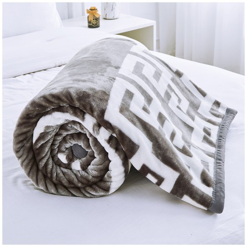 2 PLY Heavy Blankets Reversible Soft & Warm Traditional Bed Blanket King 200x240 - Picture 6 of 122