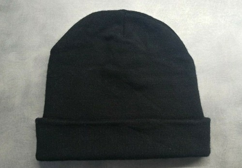 Zara Black Beanie Hat Size M Winter 