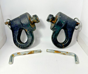 (Lot of 2) GM Gooseneck Safety Chain Anchors Chevy Silverado GMC Sierra