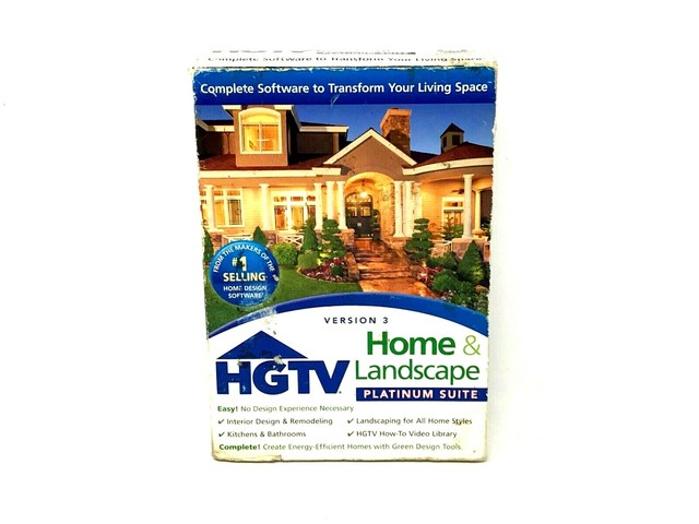 Hgtvhome  Landscape Platinum Suite 3 Home Design Software
