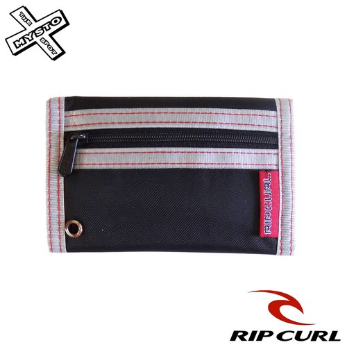 BILLETERA RIP CURL ""VELOCITY"" TRIPLE AZUL NEGRO ROJO GRIS LONA SURF NUEVA CON ETIQUETAS - Imagen 4 de 26