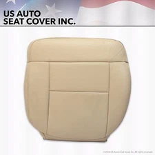 2004 Ford F-150 Driver Bottom Replacement Leather Seat Cover Light Parchment Tan