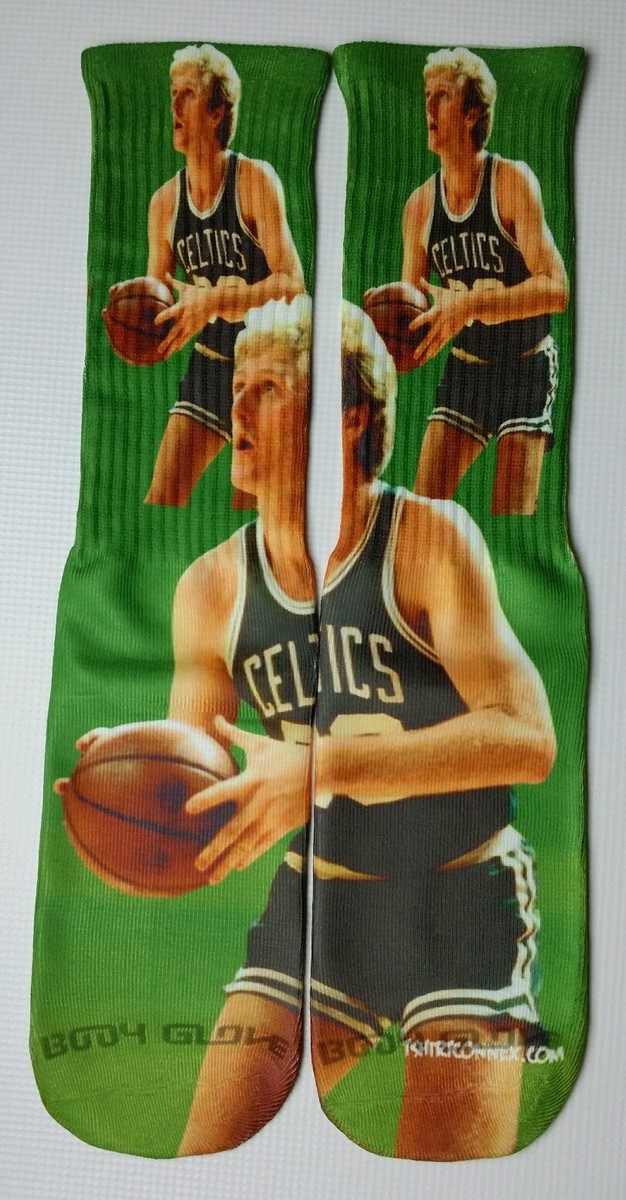 Green Basketball Socks Stance Celtics Socks Custom Larry Bird Dry