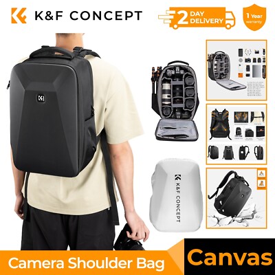 K&F Concept 22L Camera Backpack Hardshell DSLR Photography Camera Bag for sony