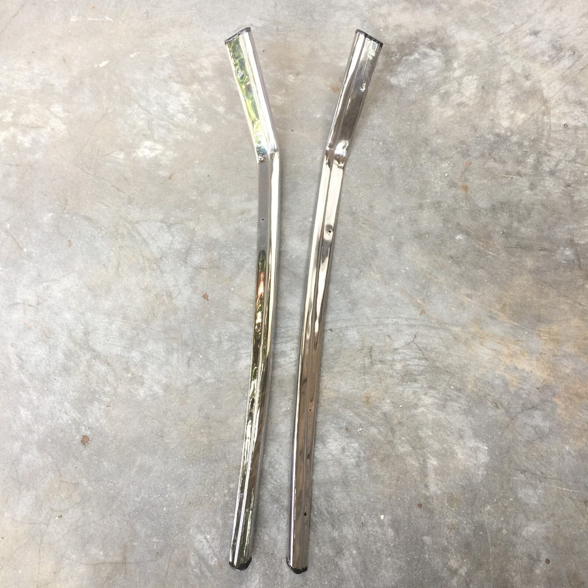 Pair Linning Chrome C Pillar Triangle Side Trim Toyota Corolla