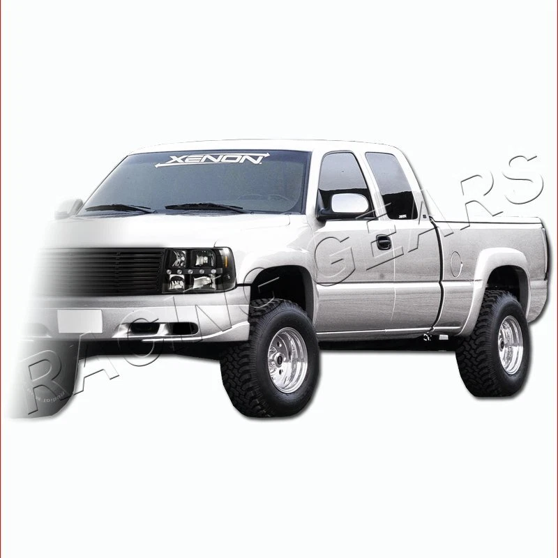 Luces LED de carcasa negra + rejilla para Chevy Tahoe/Suburban 1500 2500 00-06 Foto 4 de 4