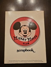 MICKEY MOUSE CLUB SCRAPBOOK WALT DISNEY 1975 BY KEITH KELLER