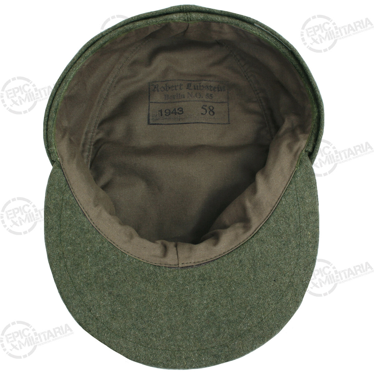 Robert Rubstein EREL M43 規格帽 59cm WW2 German M43 Field Cap by