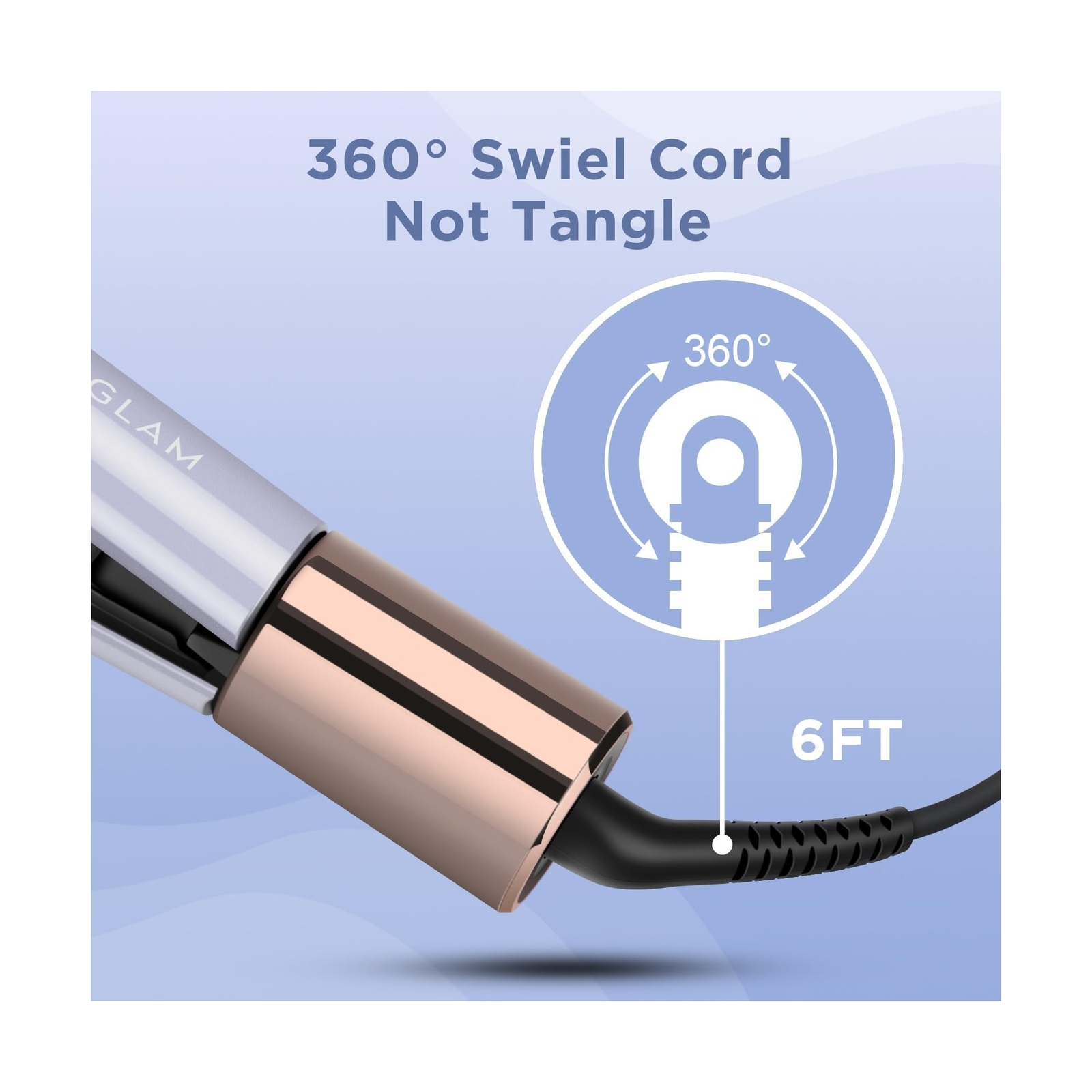 IG INGLAM Titanium Flat Iron Hair Straightener, Curling Iron 1 Inch... Fast Ship