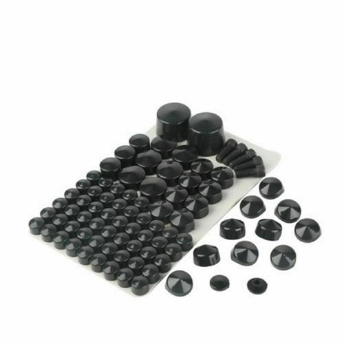 Bolt Toppers Cover Black Caps Fit For Harley Softail Twin Cam 2007-2013 - Picture 6 of 14
