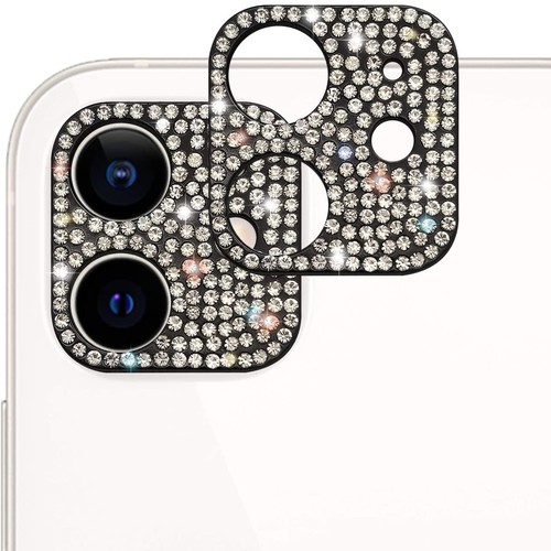 Protection d'écran pour objectif diamant pour iPhone 15 14 Plus 13 12 Pro Max Bling - Photo 7 sur 24