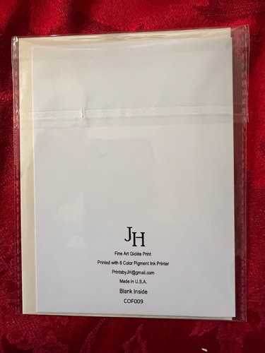 WHOLESALE LOT 11 COFFEE THEMED GREETING CARDS, NEW, GICLEE PRINTED, BLANK INSIDE - Picture 13 of 13