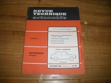 Revue technique Autobianchi PRIMULA