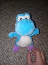 Nintendo Super Mario Blue Yoshi Good Stuff Plush Doll 2018