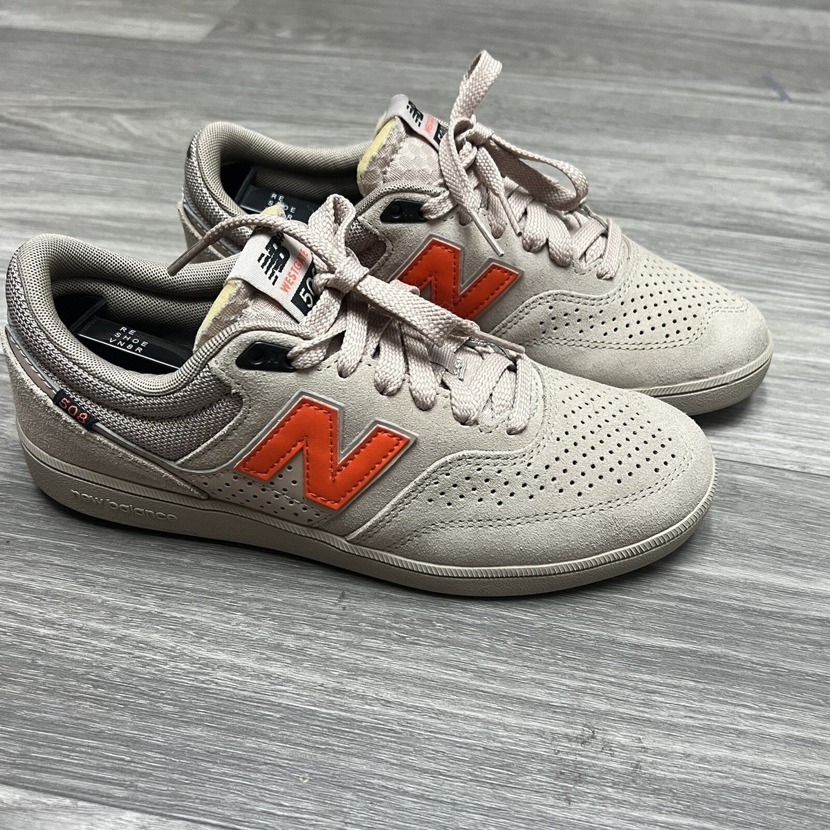 New Balance Numeric 508 Men 5.5 / Women 7 Westgate Khaki/Orange Sneaker  NM508TAO | eBay