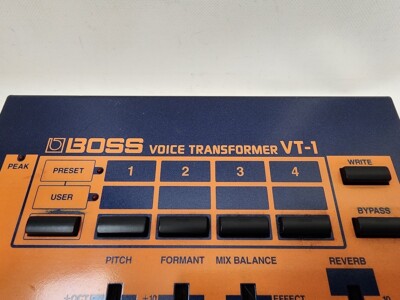 BOSS VT-1 VOICE TRANSFORMER Formant Shifter Vocoder Effects | eBay