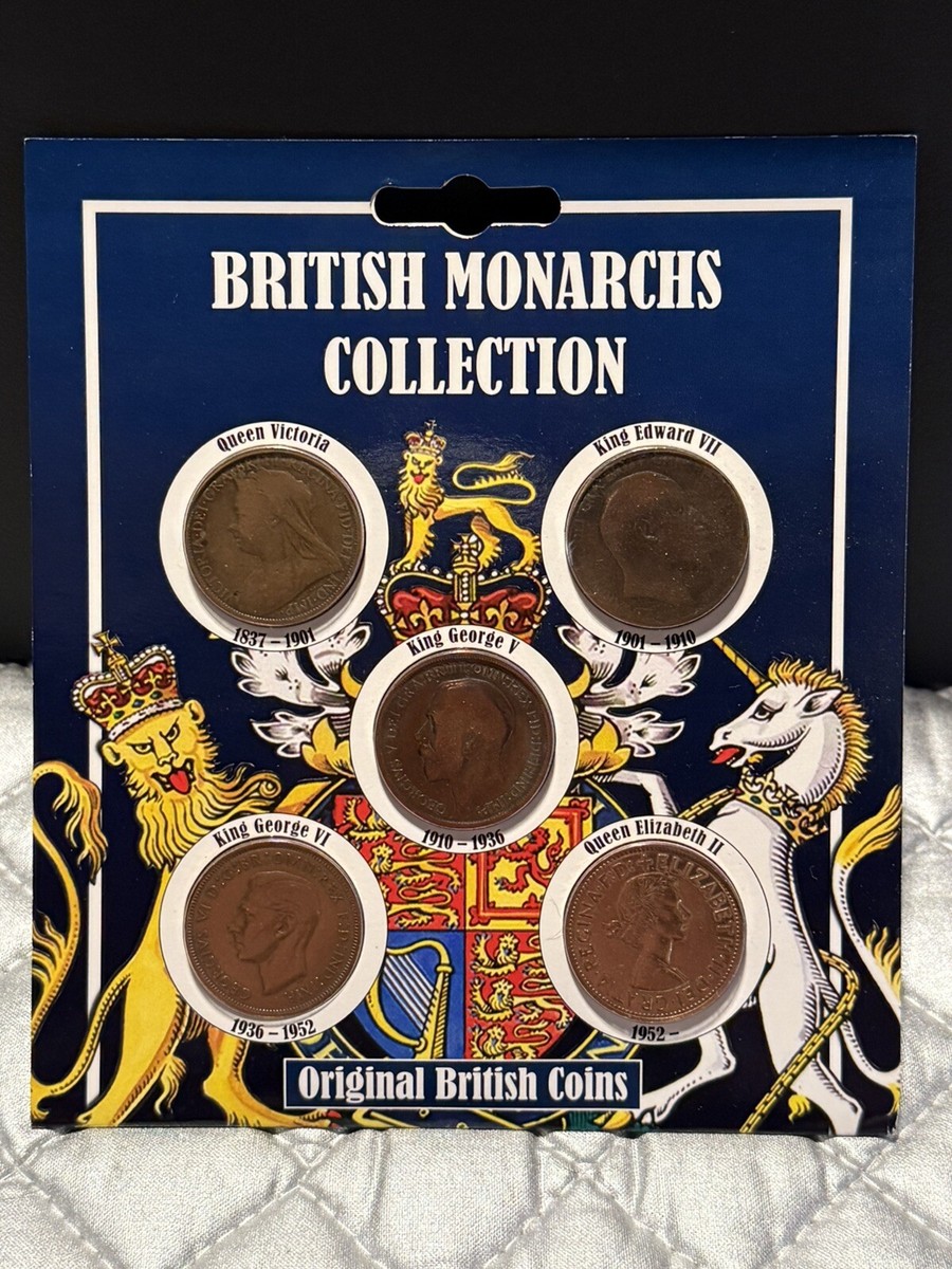 British Monarchs Collection 旧貨幣 British Coin Collection - 5 Coin Set - British Monarchs 1837