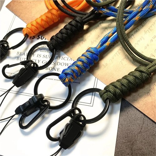 Neck Strap Paracord Keychain Cellphone Lanyard Mobile Phone Charm - 第 10/18 張圖片
