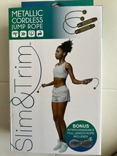 METALLIC CORDLESS JUMP ROPE SLIM  TRIM