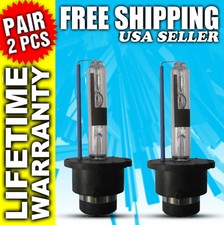Hid Xenon Headlight D2r 4300k X 2 Bulbs Replacement Lamp 35watt White Yellowish
