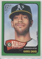 2019 Topps Gallery Heritage Green 29/250 Khris Davis #HT-24 12gr