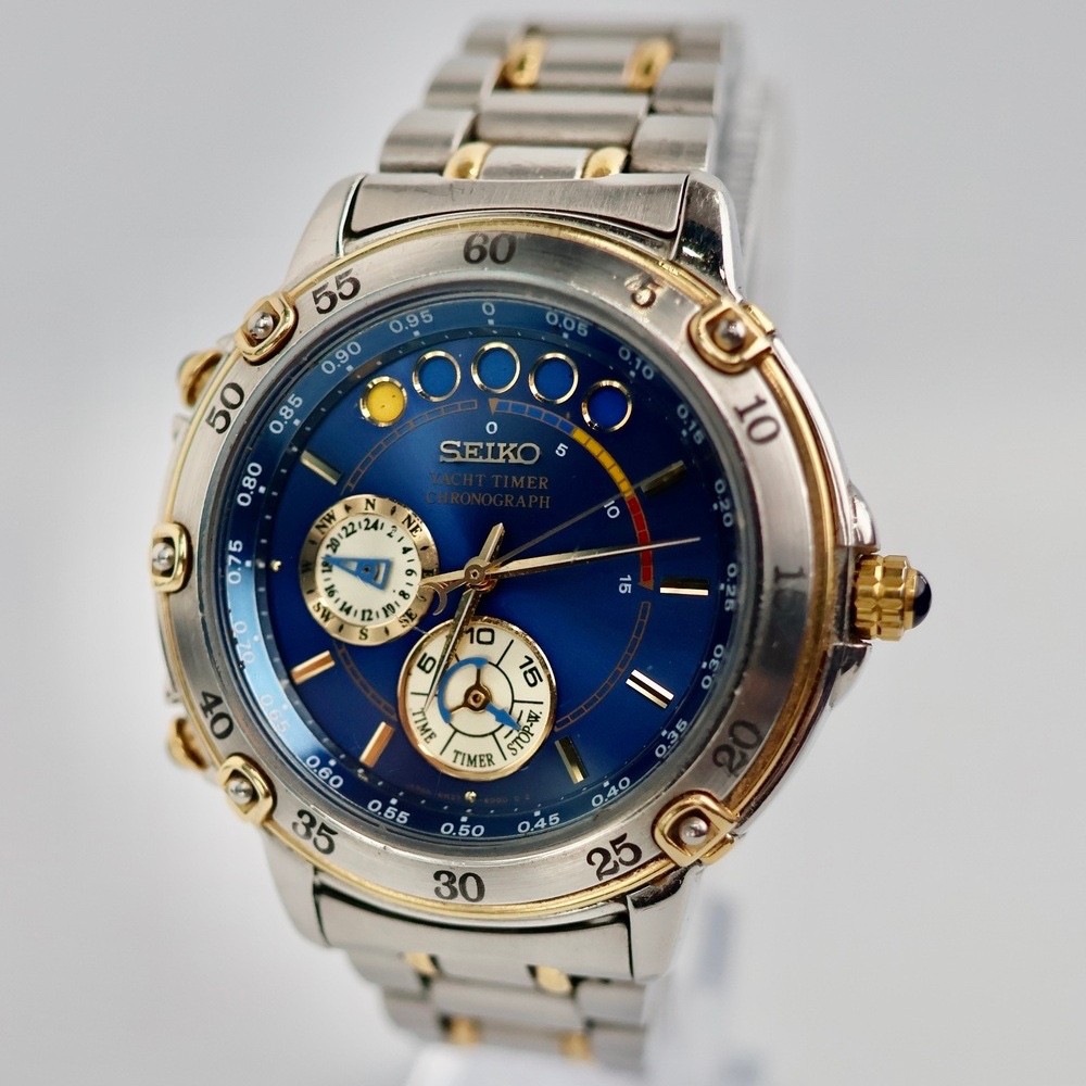 Seiko Yacht Timer Chronograph watch 6M37-6000 | eBay