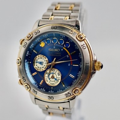SEIKO ヨットタイマー　6M37-6000 クォーツ　時計　ジャンク Seiko Yacht Timer Chronograph watch 6M37-6000 | eBay