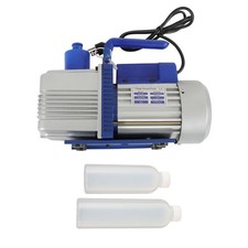 LABLT Single-Stage Rotary Vane HVAC Air Vacuum Pump w/Oil Bottle 110V 9.6CFM 1HP