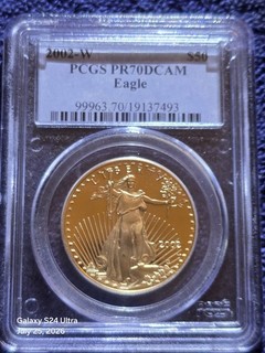 2002 W $50 AMERICAN GOLD EAGLE 1OZ PCGS PF70DCAM FLAWLESS BEAUTY! 10/10!