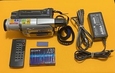 Sony DCR-TRV520 Digital8 Hi8 Handycam Video Transfer VCR - BUNDLE Working