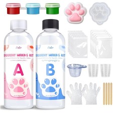 Silikon Bastelset Flüssigsilikon Squishy Katzenpfote DIY Dekoration
