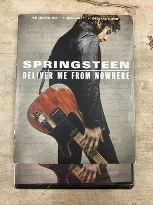 Springsteen: Deliver Me From Nowhere [New 4K UHD Blu-ray] Ltd Ed, Blu-Ray Slip