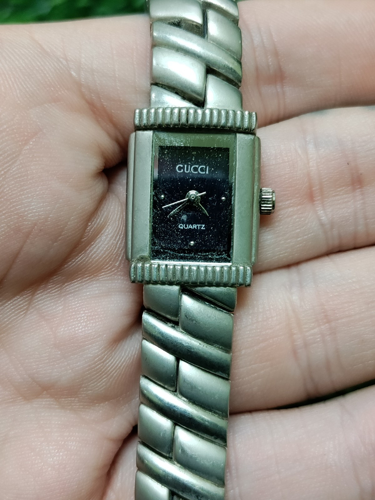 Gucci Silver Quartz Womens Watch Untested