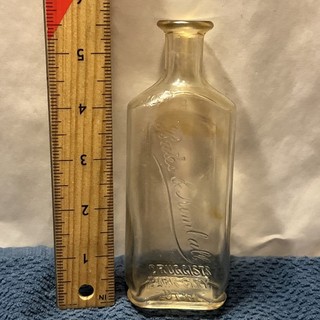 Antique Bates & Kimball Prescription Druggist Medicine Bottle Park City Utah