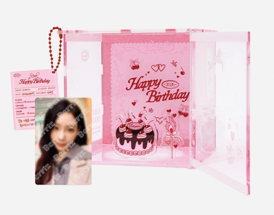 TAEYEON GIRLS' GENERATION 2026 ARTIST BIRTHDAY ACRYLIC CAKE BOX +