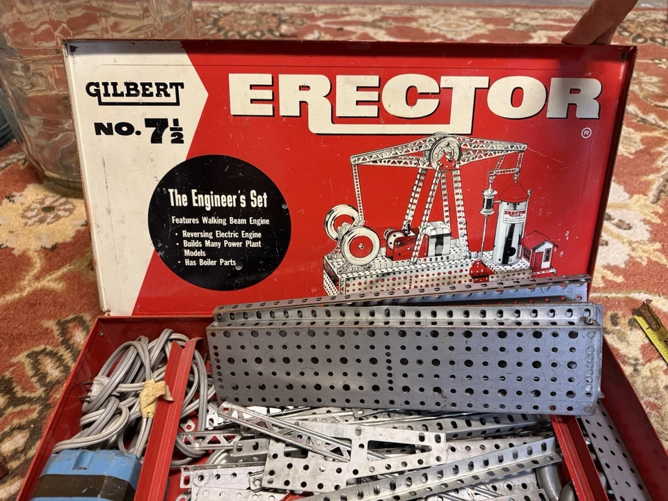 RARO Gilbert erector setS lote vintage Ver fotos Foto 4 de 4