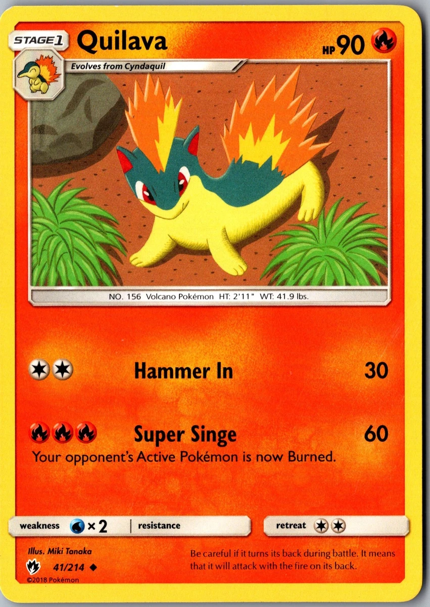 Quilava Pokémon TCG Cards for sale | eBay