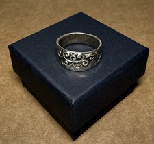 Retired Silpada Sterling Silver Poseidon Scro...