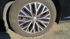 Wheel 16x6-12 Alloy Black Painted Pockets Fits 19-21 Jetta 1654599