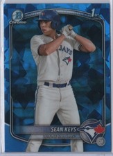 Sean Keys 2025 Bowman Chrome Sapphire Toronto Blue Jays